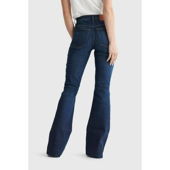 NWT Lucky Brand Womens Stevie Two Way Stretch Blue High Rise Flare Jeans US Sz 8 - Picture 3 of 16